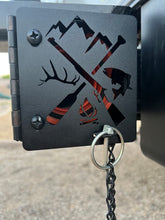 Load image into Gallery viewer, Outdoors | Metal RV Bumper Cap Cover Pair | 4" Square Bumper End Cover for trailer, RV, camper |