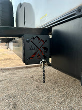 Load image into Gallery viewer, Outdoors | Metal RV Bumper Cap Cover Pair | 4" Square Bumper End Cover for trailer, RV, camper |