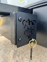 Load image into Gallery viewer, Outdoors | Metal RV Bumper Cap Cover Pair | 4" Square Bumper End Cover for trailer, RV, camper |