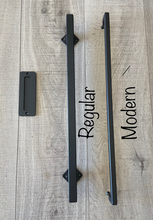 Load image into Gallery viewer, 24" Modern Barn Door Handle and Optional Finger Pull