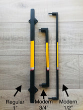 Load image into Gallery viewer, 24" Modern Barn Door Handle and Optional Finger Pull