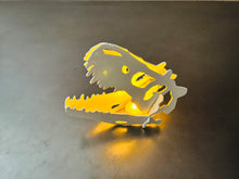 Load image into Gallery viewer, T-Rex Skull | Dinosaur Skeleton | Fall Decor | Halloween Decor | Dinosaur Lover Gift | Business Card Holder