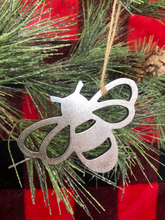 Load image into Gallery viewer, Metal Bee Ornament | Christmas Ornament |