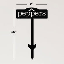 Load image into Gallery viewer, Garden Markers | Custom Garden Stake | Garden Signs | Personalized Metal Garden | Vegetable Markers | Plant Markers | Gardener Gift