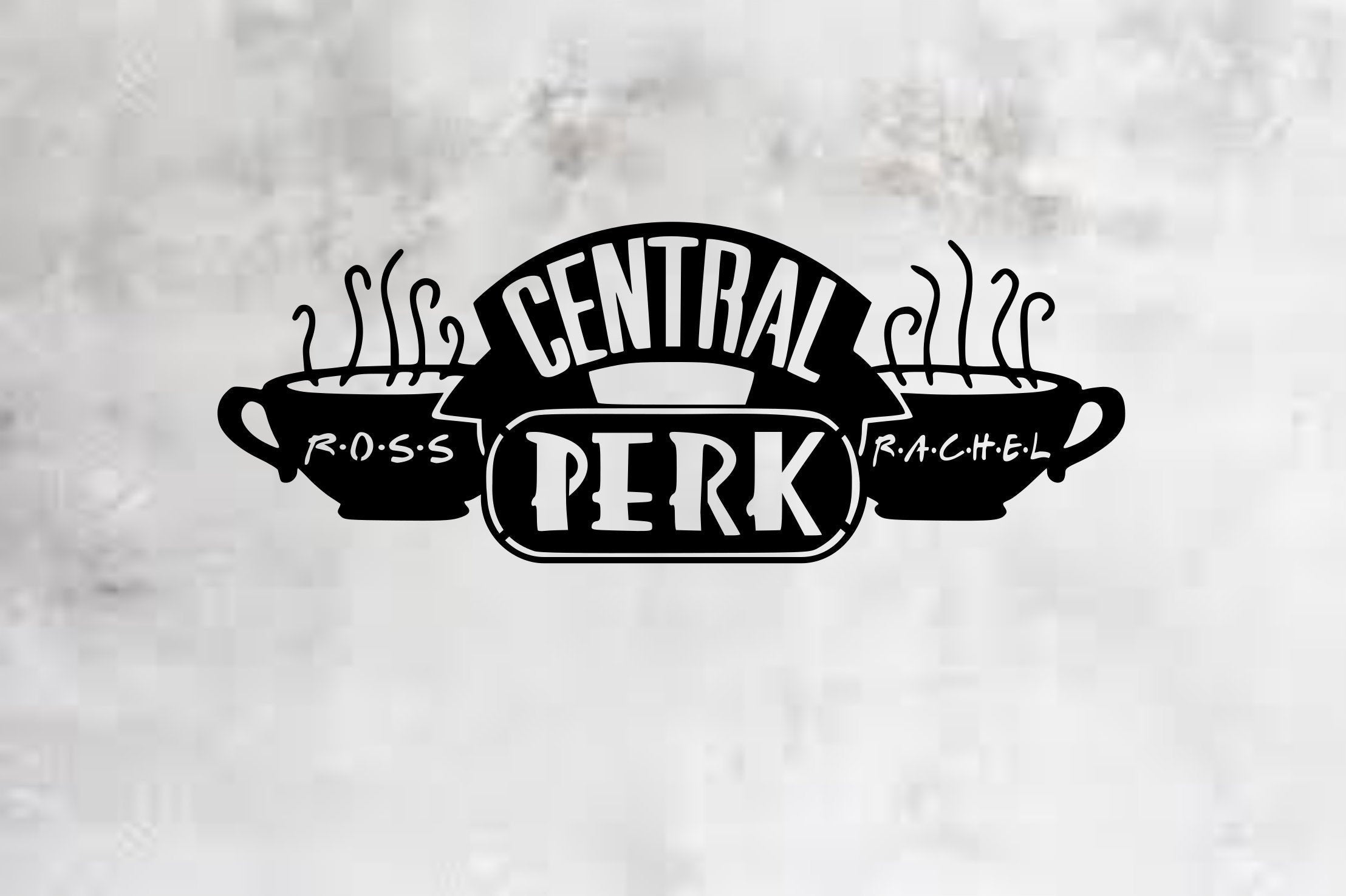 Central Perk Sign Friends Central Perk Sign Coffee Shop Decor Cu