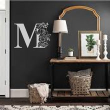 Load image into Gallery viewer, Metal Floral Letter Monogram | Floral Letter | Nursery Monogram | Metal Sign | Wall Decor | Metal Wall Decor
