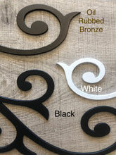 Load image into Gallery viewer, Scroll Address Number Sign, House Numbers, Metal Address Sign