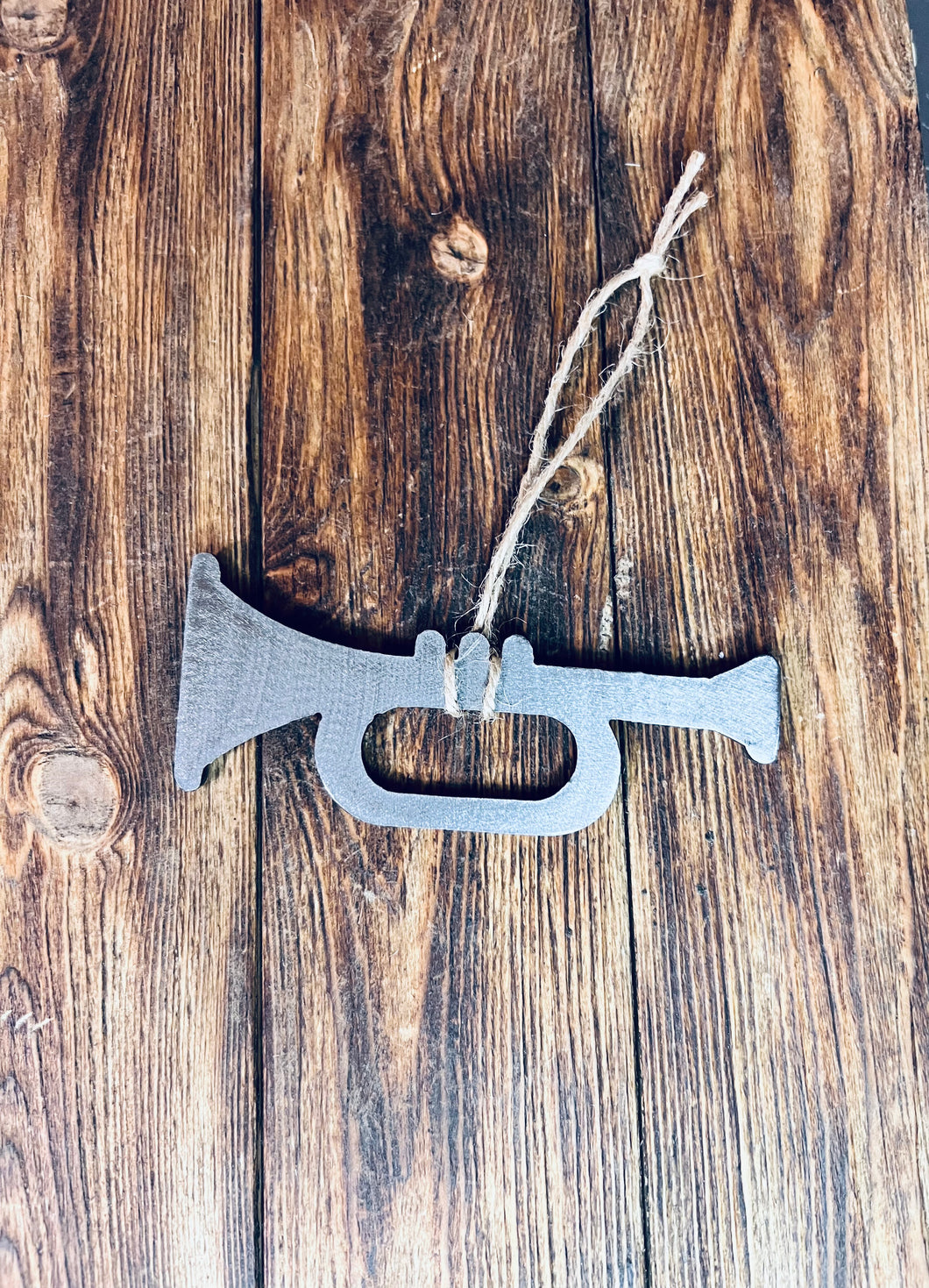 Trumpet Ornament | Christmas Ornament | Metal Ornament