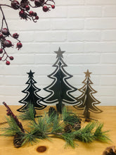 Load image into Gallery viewer, Metal Christmas Tree | Multiple Sizes | Silver &amp; Gold Christmas
